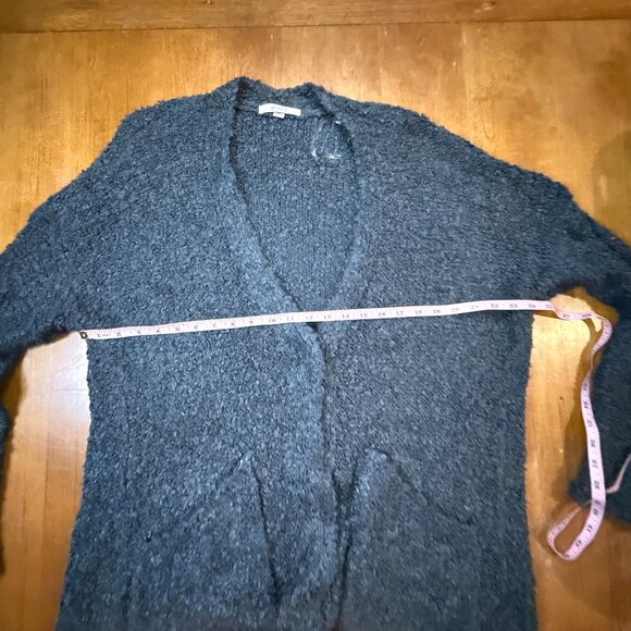 Antoinette Gray Textured Open Front Cardigan - Women’s Medium - Picture 5 of 11